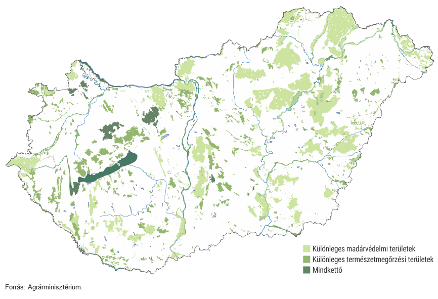 Natura 2000 területek Magyarországon Natura 2000 területek Magyarországon